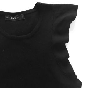 Zara knit ruffle sleeve tank. Size Small.